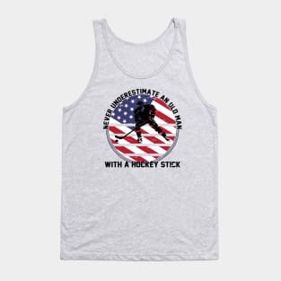 Old man Hockey Tank Top